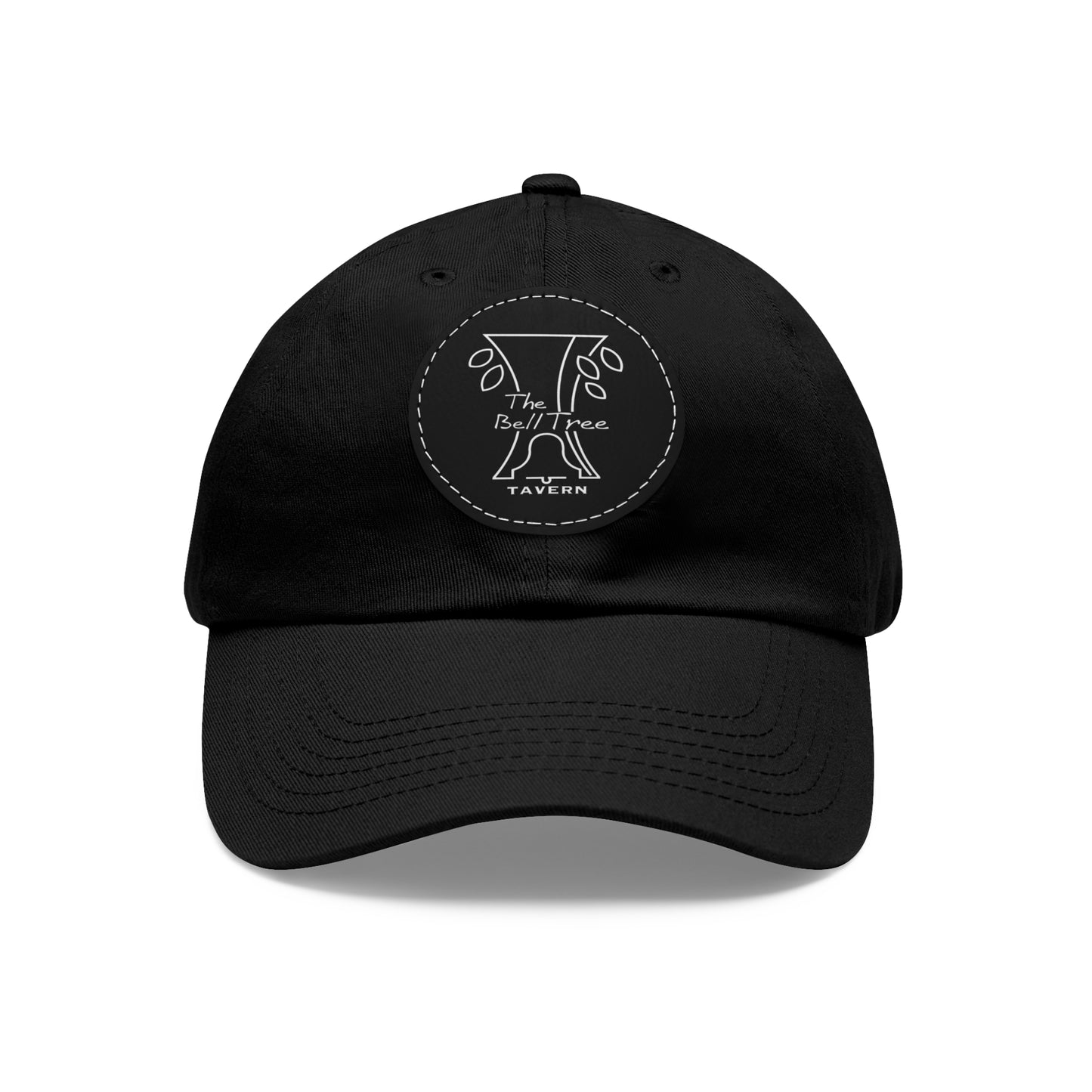 Bell Tree Dad Hat with Leather Patch (Round)