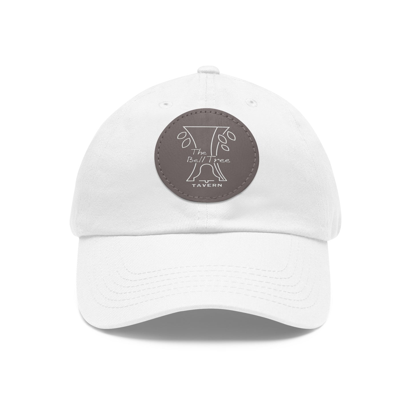 Bell Tree Dad Hat with Leather Patch (Round)