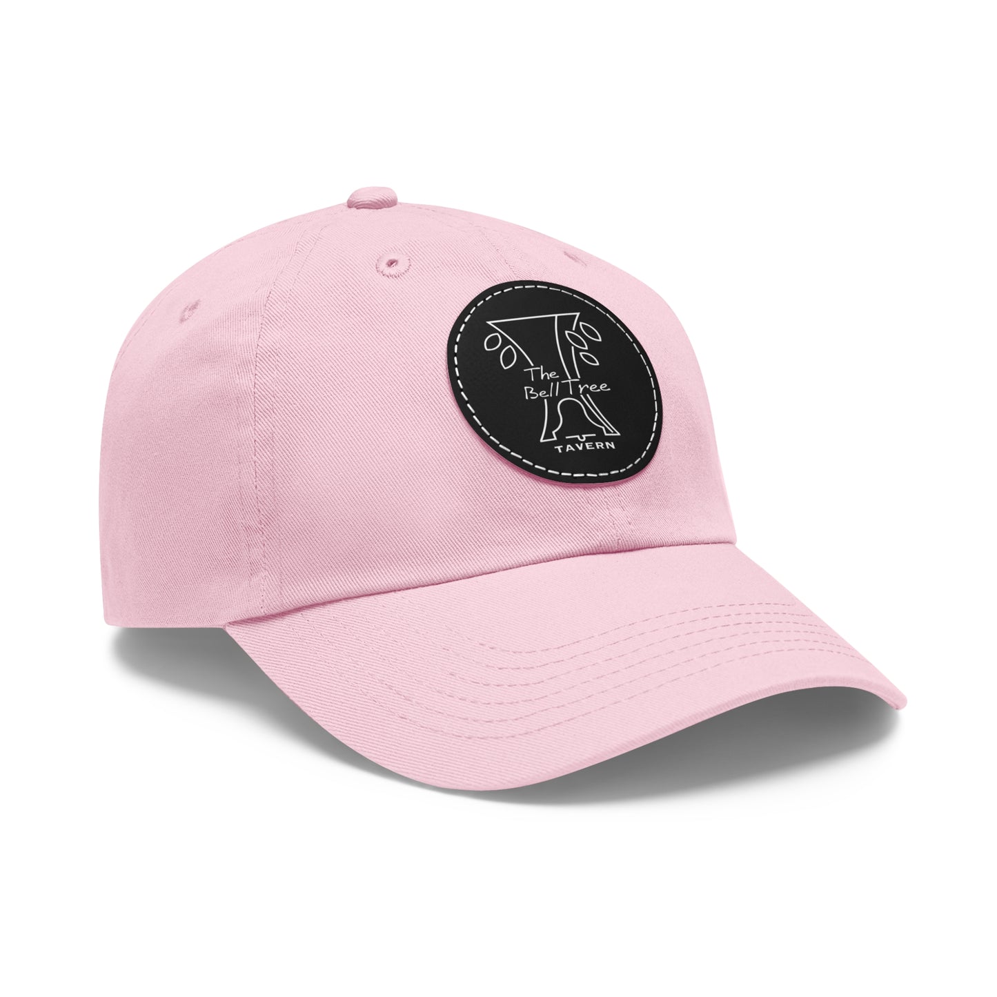 Bell Tree Dad Hat with Leather Patch (Round)