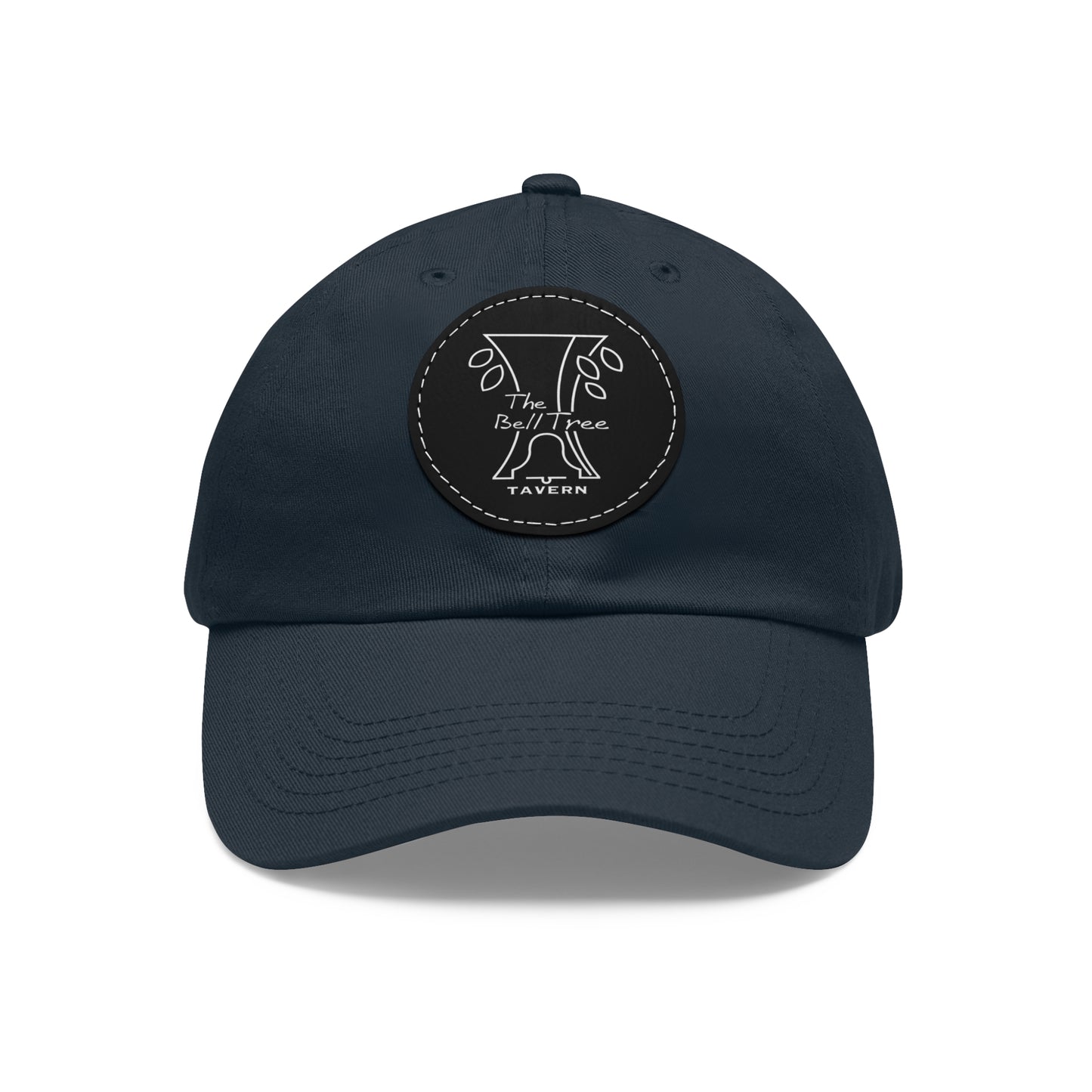 Bell Tree Dad Hat with Leather Patch (Round)