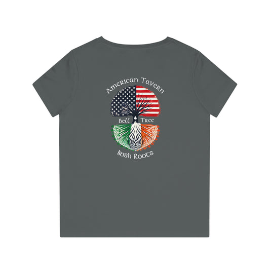 American Tavern Irish Roots W - Women's Evoker V-Neck T-Shirt