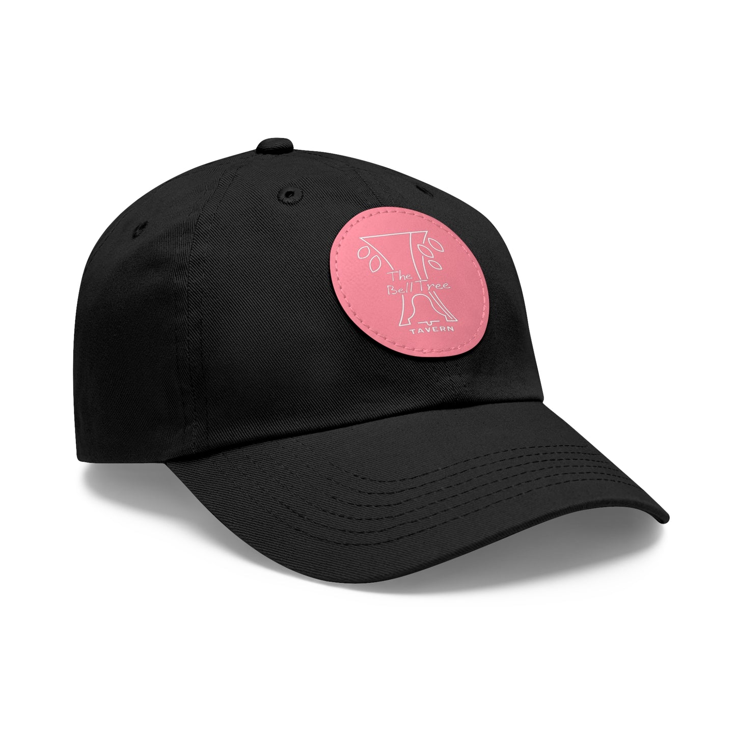 Bell Tree Dad Hat with Leather Patch (Round)