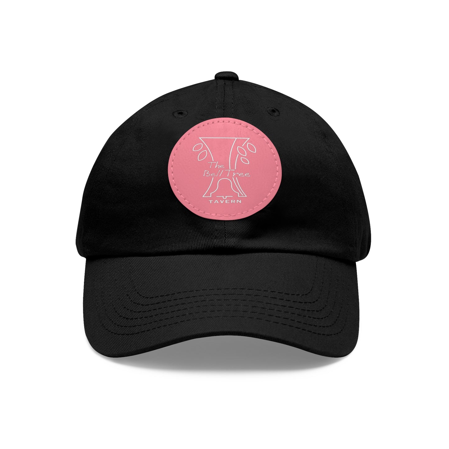 Bell Tree Dad Hat with Leather Patch (Round)